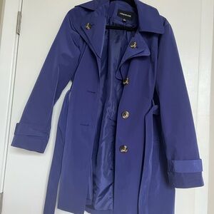 London Fog Purple Trench Coat